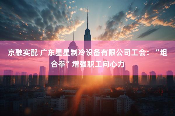 京融实配 广东星星制冷设备有限公司工会：“组合拳”增强职工向心力